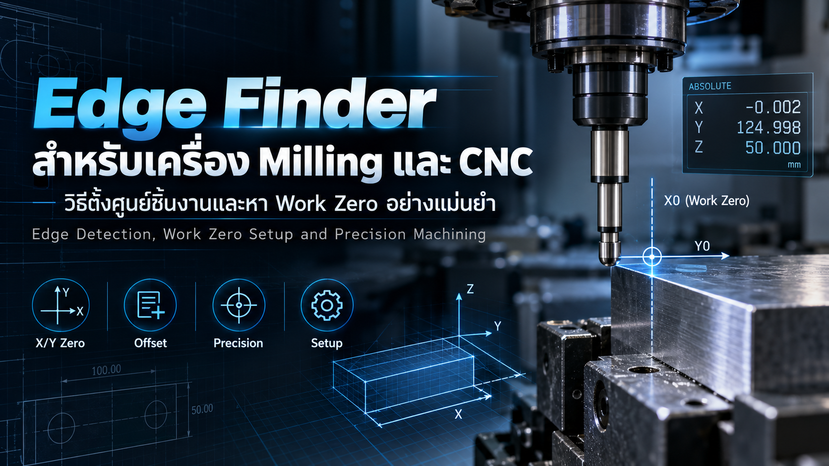 What Is an Edge Finder? How to Set Work Zero on Milling and CNC Machines