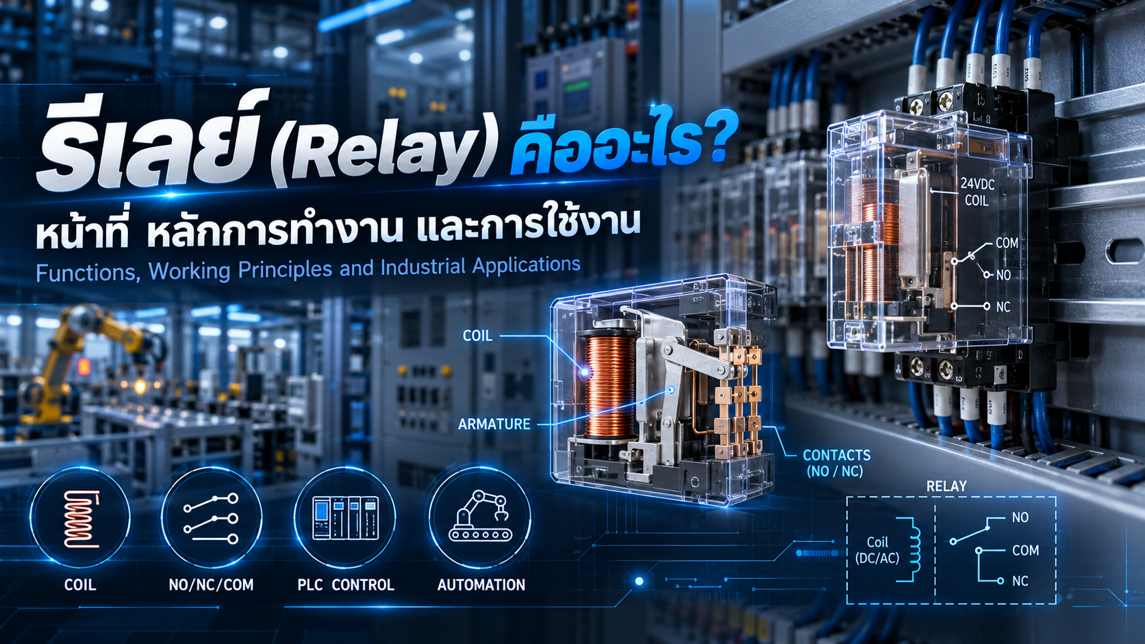 What Is a Relay? Working Principles, Types and Industrial Applications