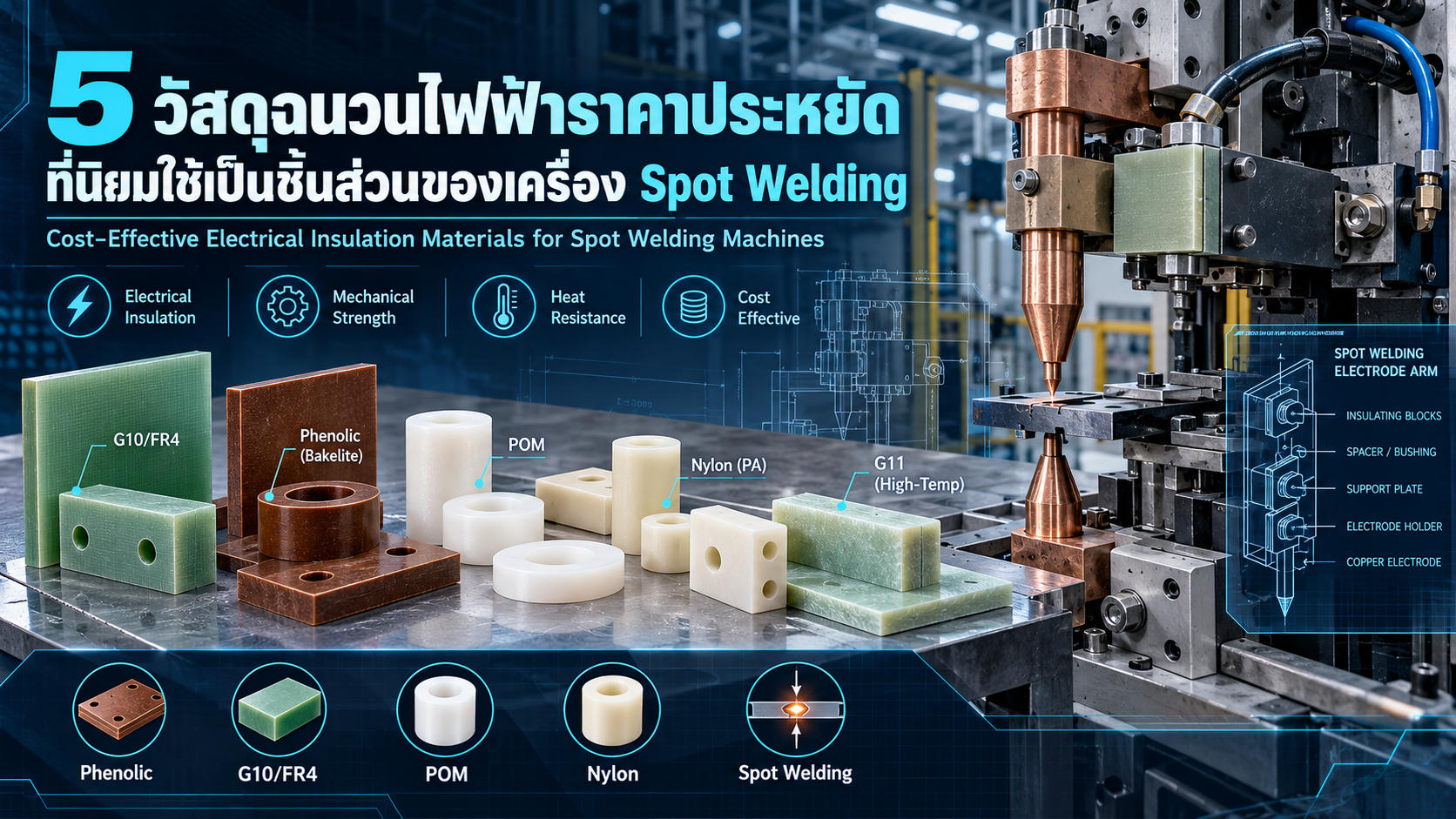 5 Cost-Effective Electrical Insulation Materials for Spot Welding Machines