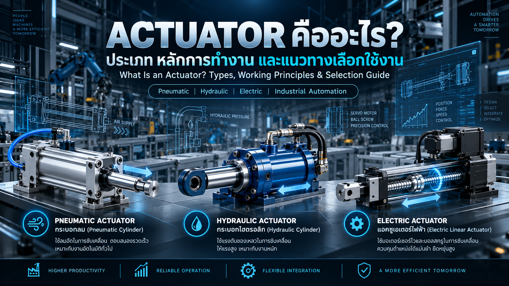 What Is an Actuator? Types, Working Principles and Selection Guide
