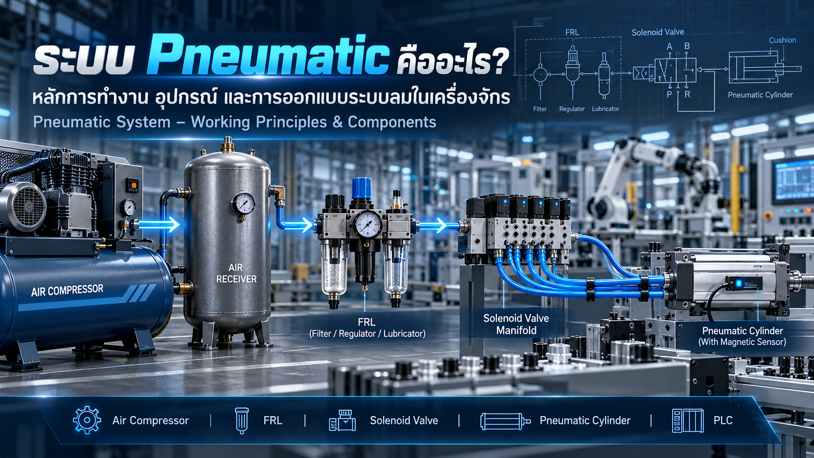 Pneumatic System Explained: Working Principles, Components and Applications